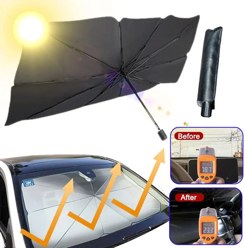 Parasol de vehiculo plegable Tamaño Universal